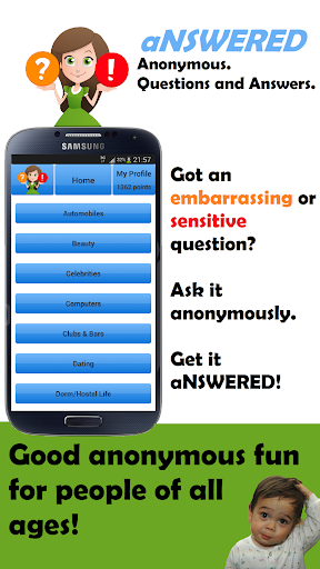 aNSWERED - Asking anonymously