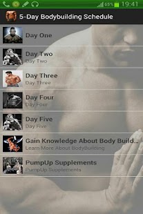 5-Day Bodybuilding Schedule