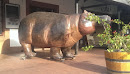 St. Lucia Hippo Sculpture