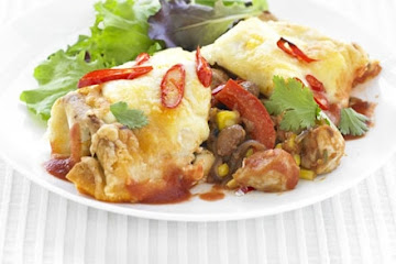 Chicken enchiladas