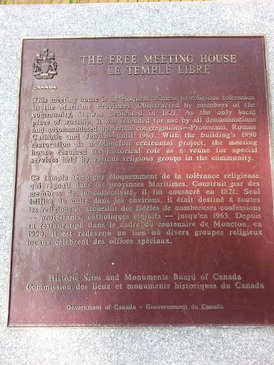 Free Meeting House Tale Plaque