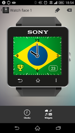 Watchface Brazil Sony SW2