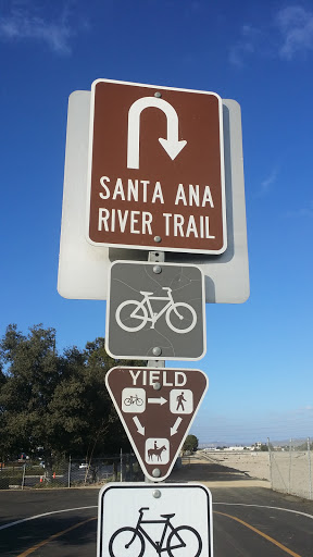 Santa Ana River Trail Marker
