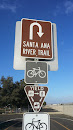 Santa Ana River Trail Marker
