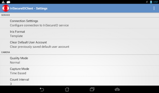 IriSecureIDClient Screenshots 7