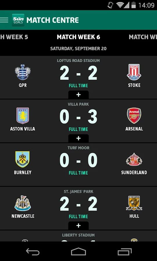 Sun Goals - screenshot