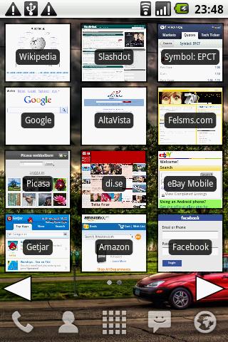 Visual Bookmarks pro Screen 3