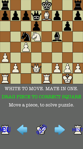 【免費棋類遊戲App】101 Chess Puzzles Mate In ONE-APP點子