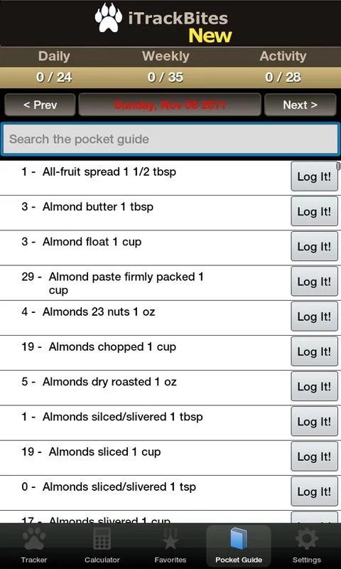 iTrackBites Lose Weight Loss Screen 3
