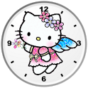 Hello Kitty Angel Clock Widget icon