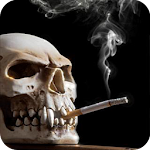 Smoking Skull Live Wallpaper Apk
