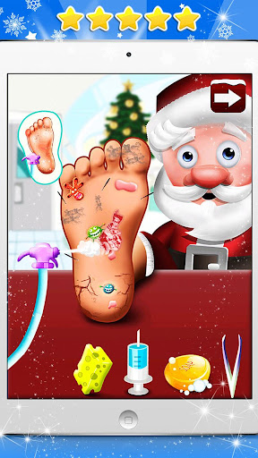 Santa’s Foot Spa Salon Rescue