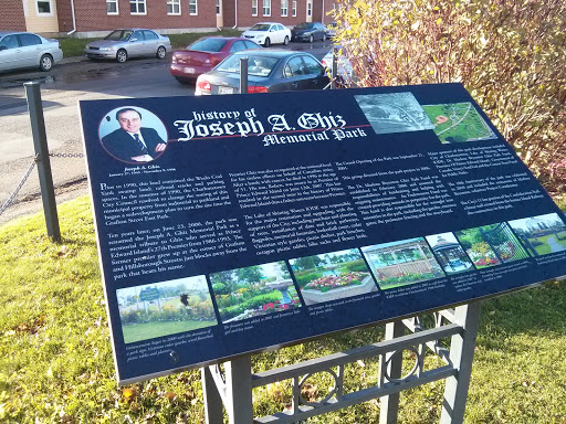 History of Joe Ghiz Memorial Park Plaque