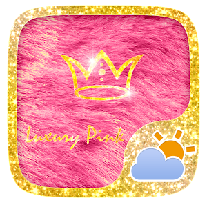 LUXURYPINK THEME GO WEATHER EX 個人化 App LOGO-APP開箱王