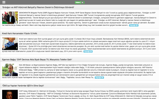 【免費新聞App】Haber ve Köşe Yazıları-APP點子