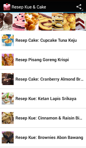 ANEKA RESEP KUE CAKE LEZAT