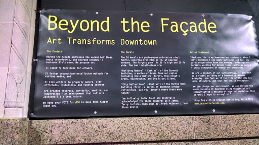 Beyond the Facade Art Installation