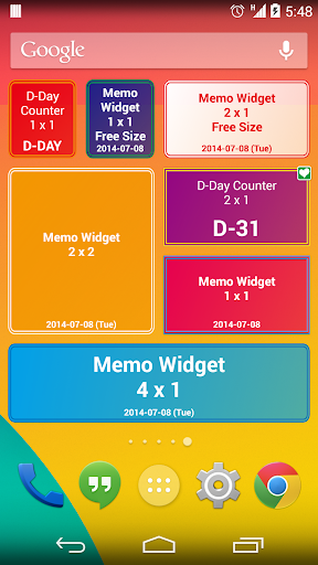 D-Day Counter Memo Widget