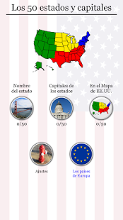 Captura de pantalla de la aplicacion Android 50 US States - American Quiz