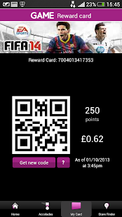 GAME Reward Mobile App - screenshot thumbnail