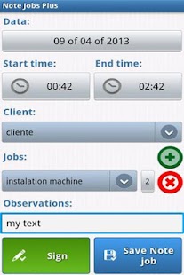 Signed Jobs Management - screenshot thumbnail
