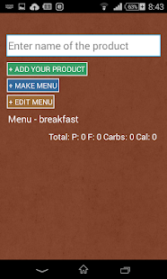 Сalorie counter Greet Food Screenshots 1