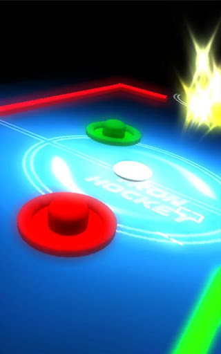 【免費街機App】Air Hockey Glow-APP點子