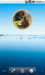 Free Download Cat 6 Tabby Analog Clock APK for Android