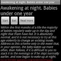 How to sleep baby at night logo
