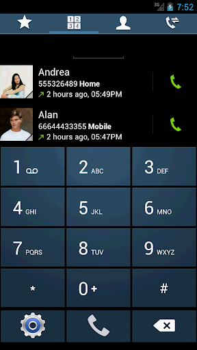 Swipe Dialer GS4 Dark Theme