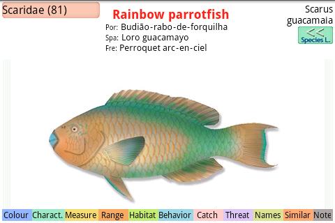 Marine Fishes - ID Guide Screen 2