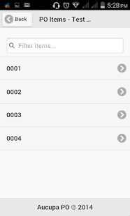 SAP PO approval Android app Screenshots 13