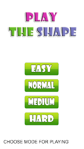 PLAY THE SHAPE