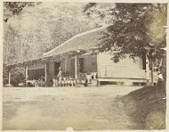 De administrateurswoning op koffieplantage Karang Nongko