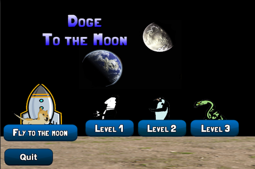 【免費休閒App】Doge To The Moon Dogecoin Game-APP點子