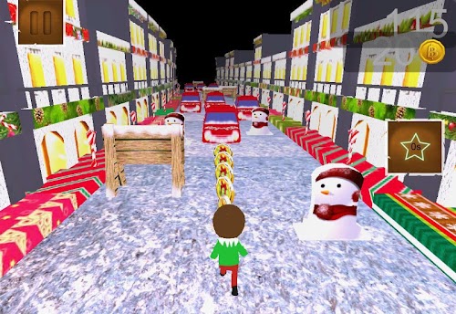 Android application Xmas - Christmas run game screenshort