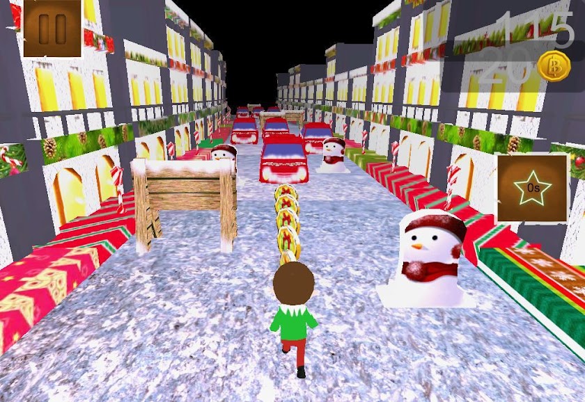 Xmas - Christmas run game Screen 1