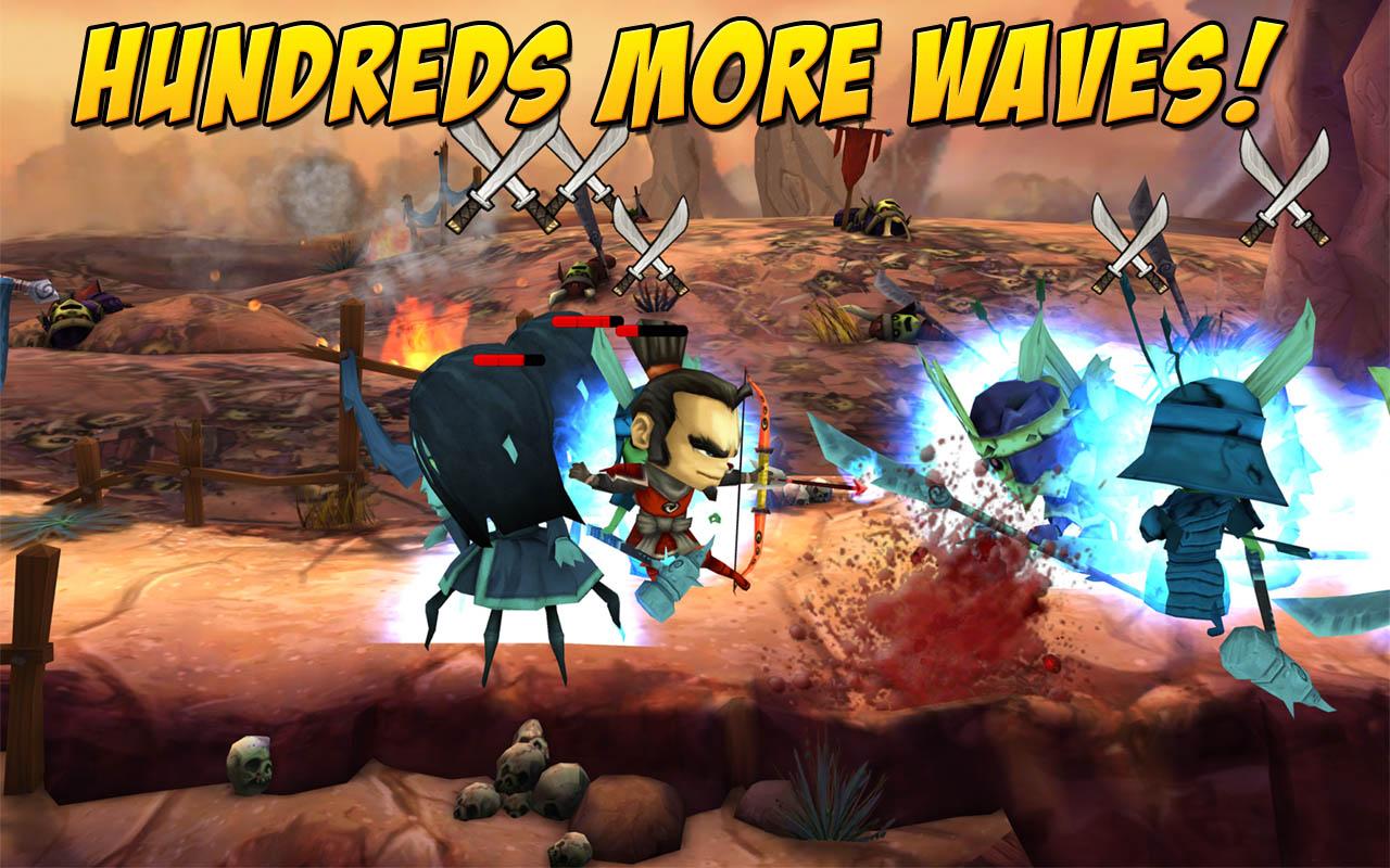 SAMURAI vs ZOMBIES DEFENSE 2 - screenshot