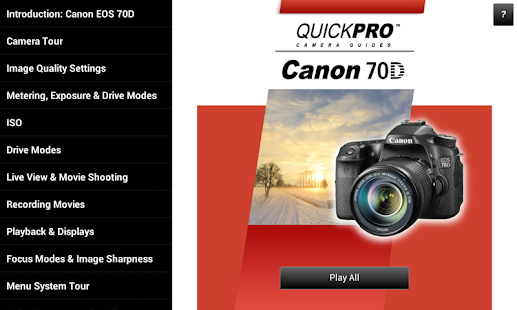 Guide to Canon 70D