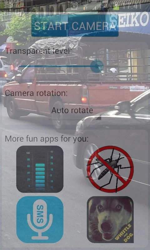 Màn hình điện thoại trong suốt - screenshot