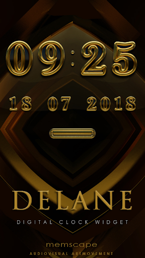 DELANE Digital Clock Widget