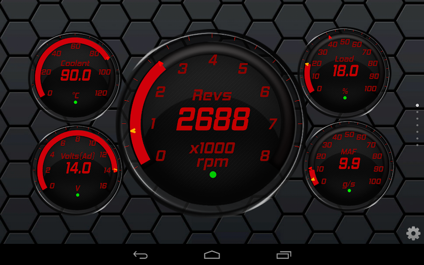 IGNITION TORQUE THEME OBD 2 II Screen 2