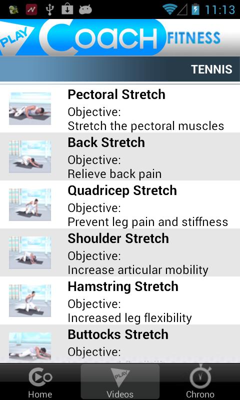 Stretching for Sports Screen 2