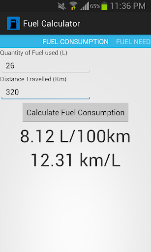 Fuel Calculator