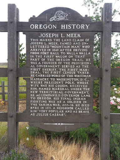 Oregon History Joseph L Meek