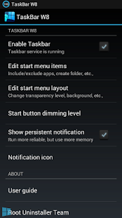 Taskbar - Windows 8 Style - screenshot thumbnail