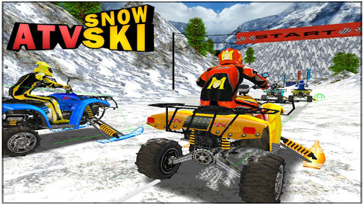 ATV Snow Ski Racing