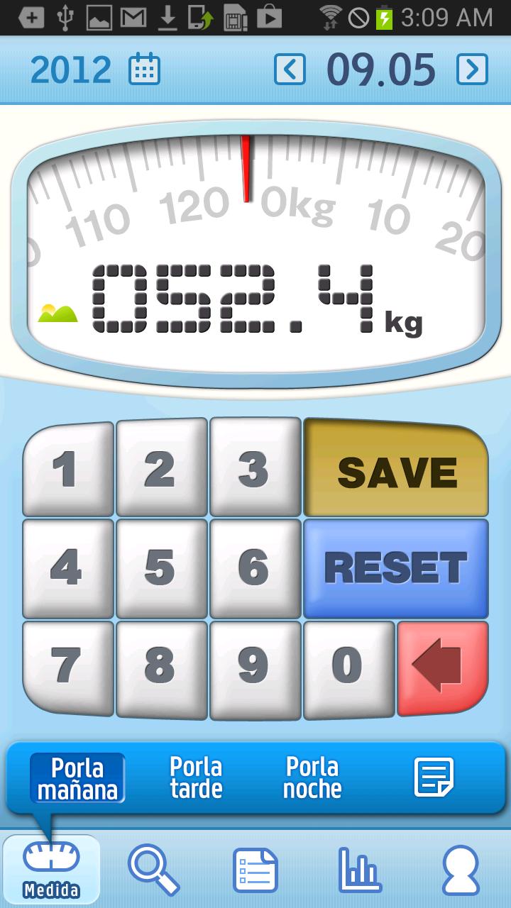 Android application A+ Weight Manager — Track your screenshort