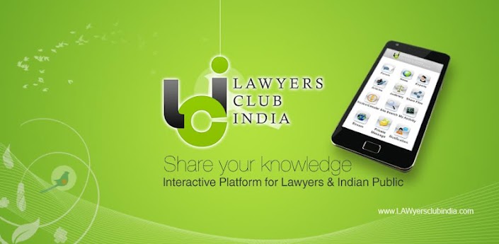 Click the Image to Download Lawyers Club India Android Apps