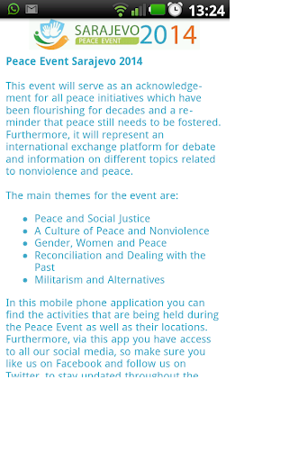 Sarajevo Peace Event 2014